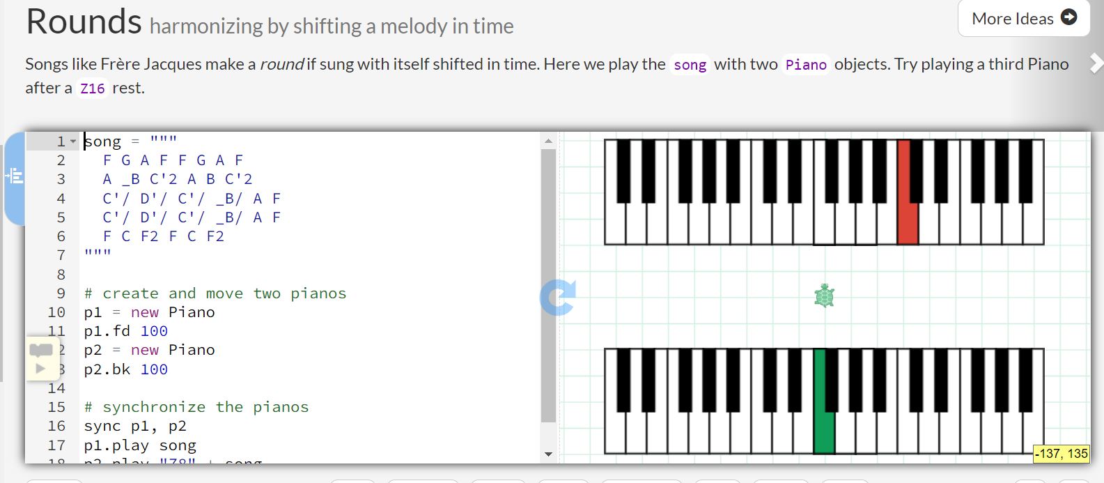 Notes: pencil code